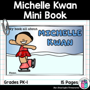 Michelle Kwan Mini Book for Early Readers: Asian/Pacific Islander Heritage Month