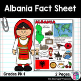 Albania Fact Sheet for Early Readers