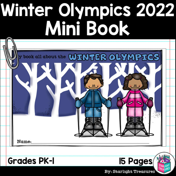 Winter Games 2022 Mini Book for Early Readers
