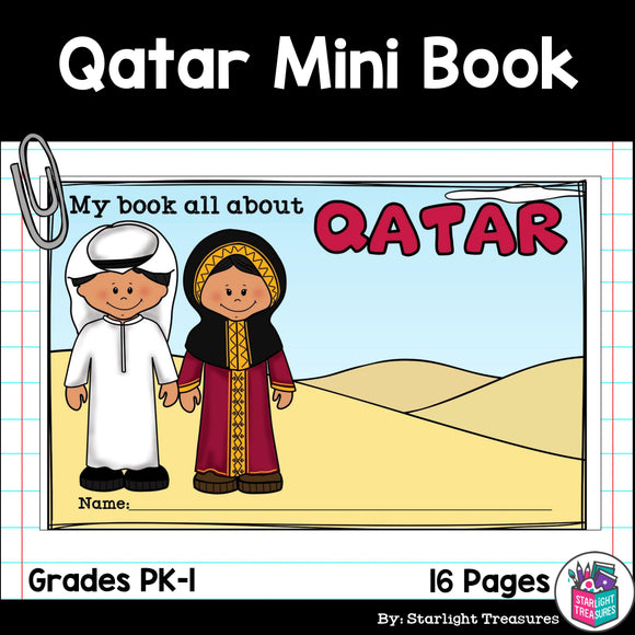 Qatar Mini Book for Early Readers - A Country Study