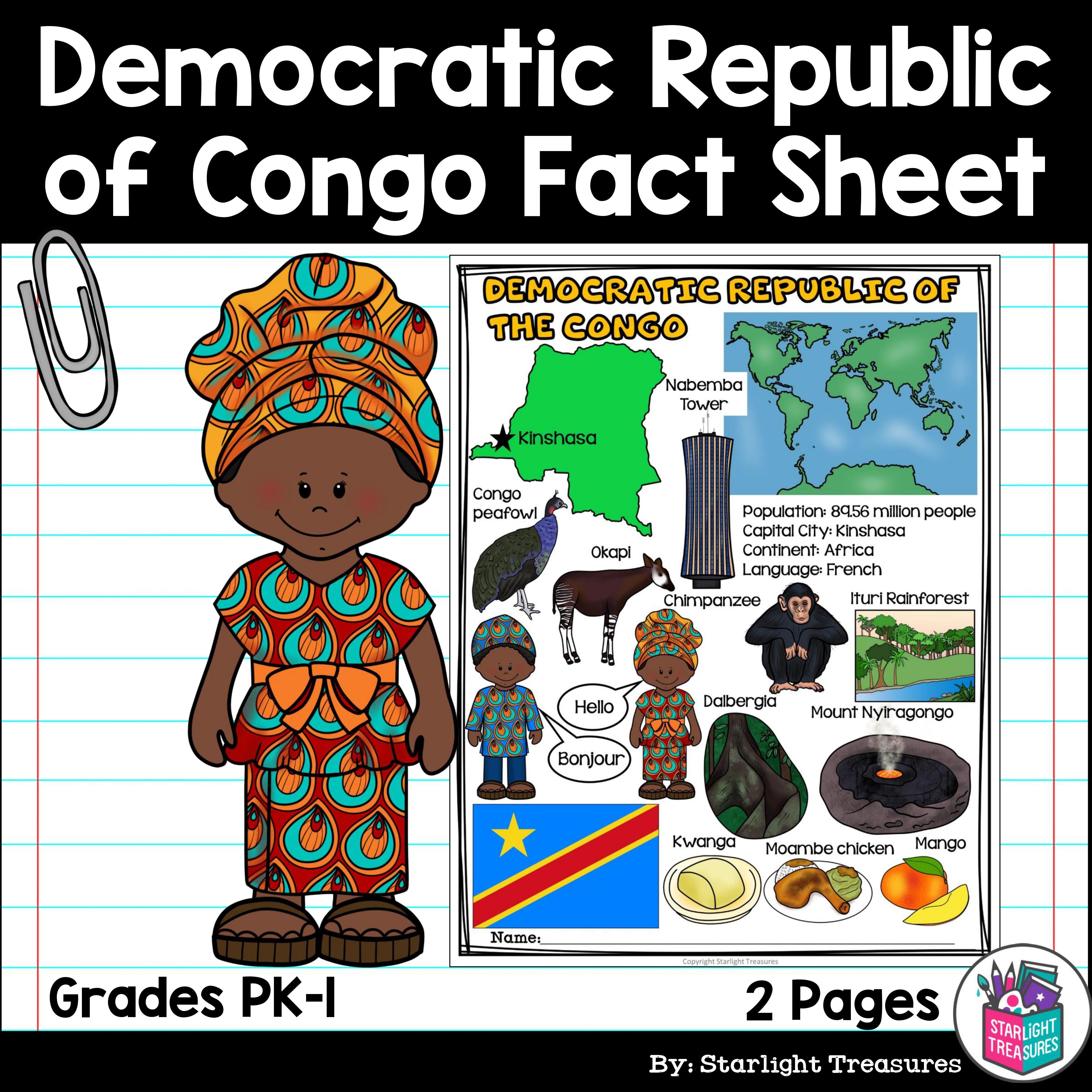 Democratic Republic of the Congo Fact Sheet for Early Readers