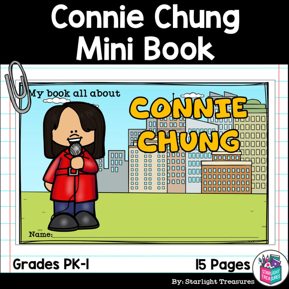 Connie Chung Mini Book for Early Readers: Asian/Pacific Islander Heritage Month