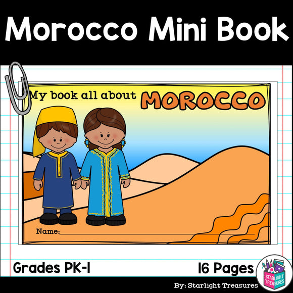 Morocco Mini Book for Early Readers - A Country Study