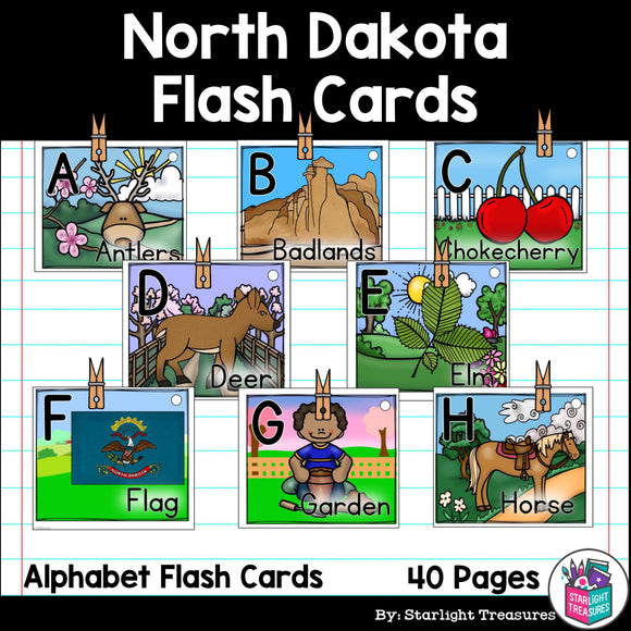North Dakota Flash Cards