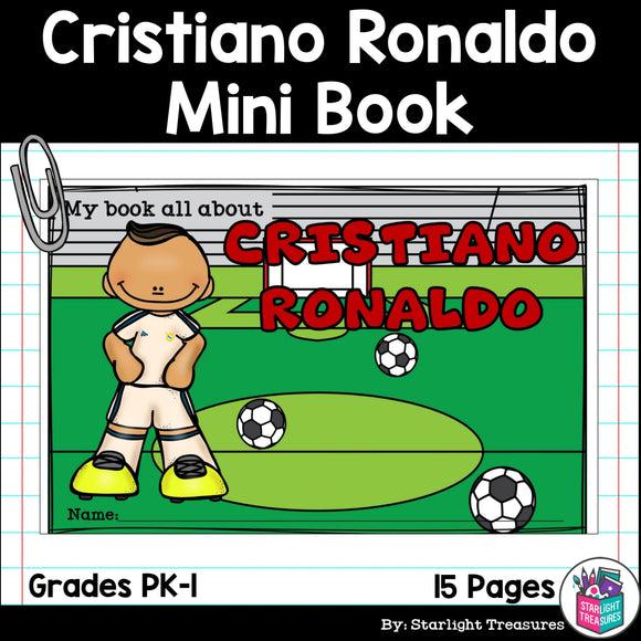 Cristiano Ronaldo Mini Book for Early Readers: Famous Athletes
