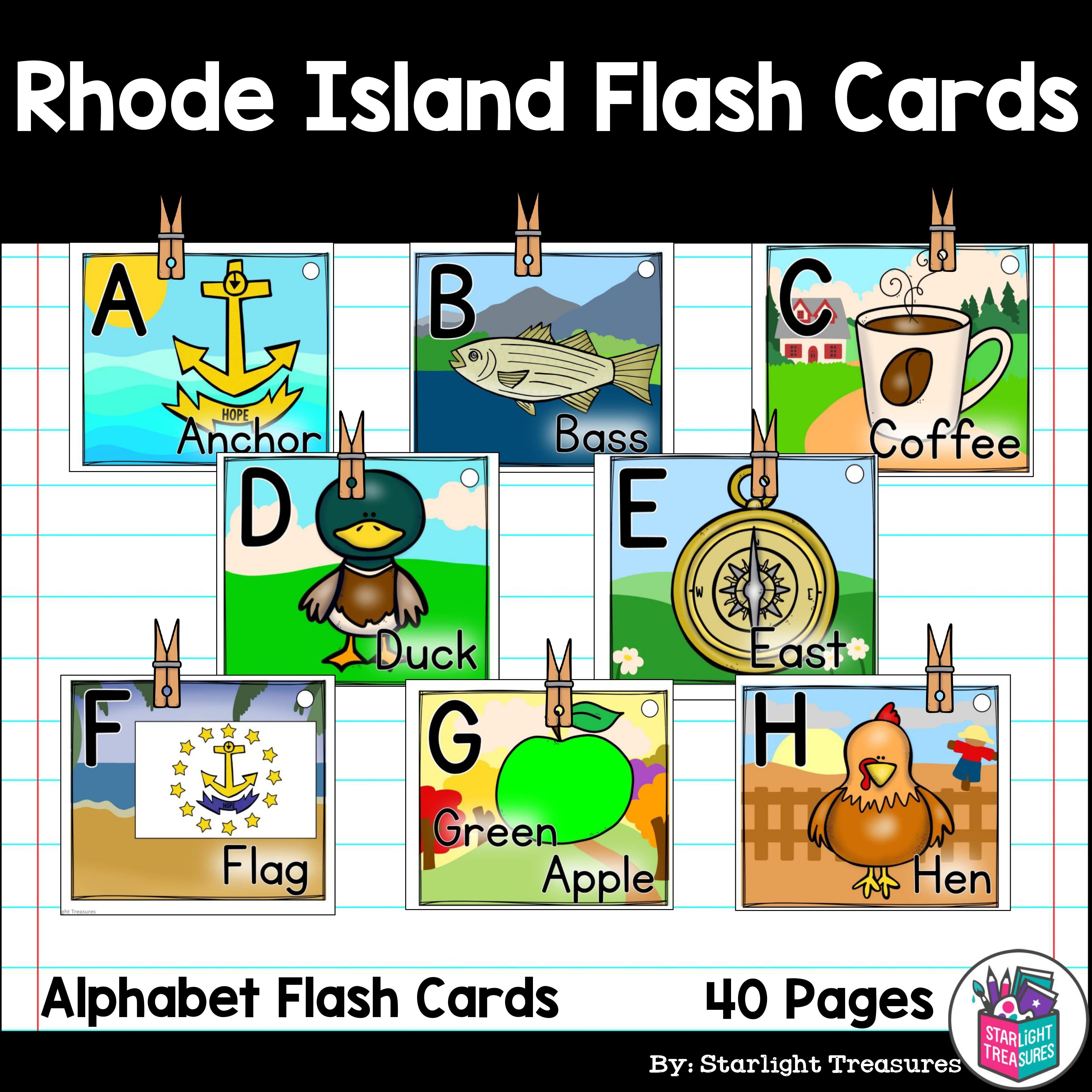 Rhode Island Flash Cards