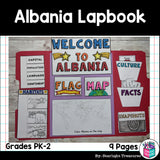 Albania Lapbook for Early Learners - A Country Study