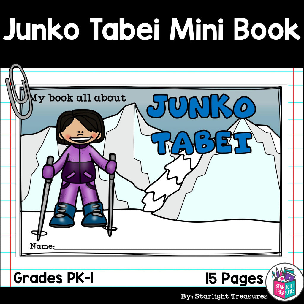 Junko Tabei Mini Book for Early Readers: Asian/Pacific Islander Heritage Month