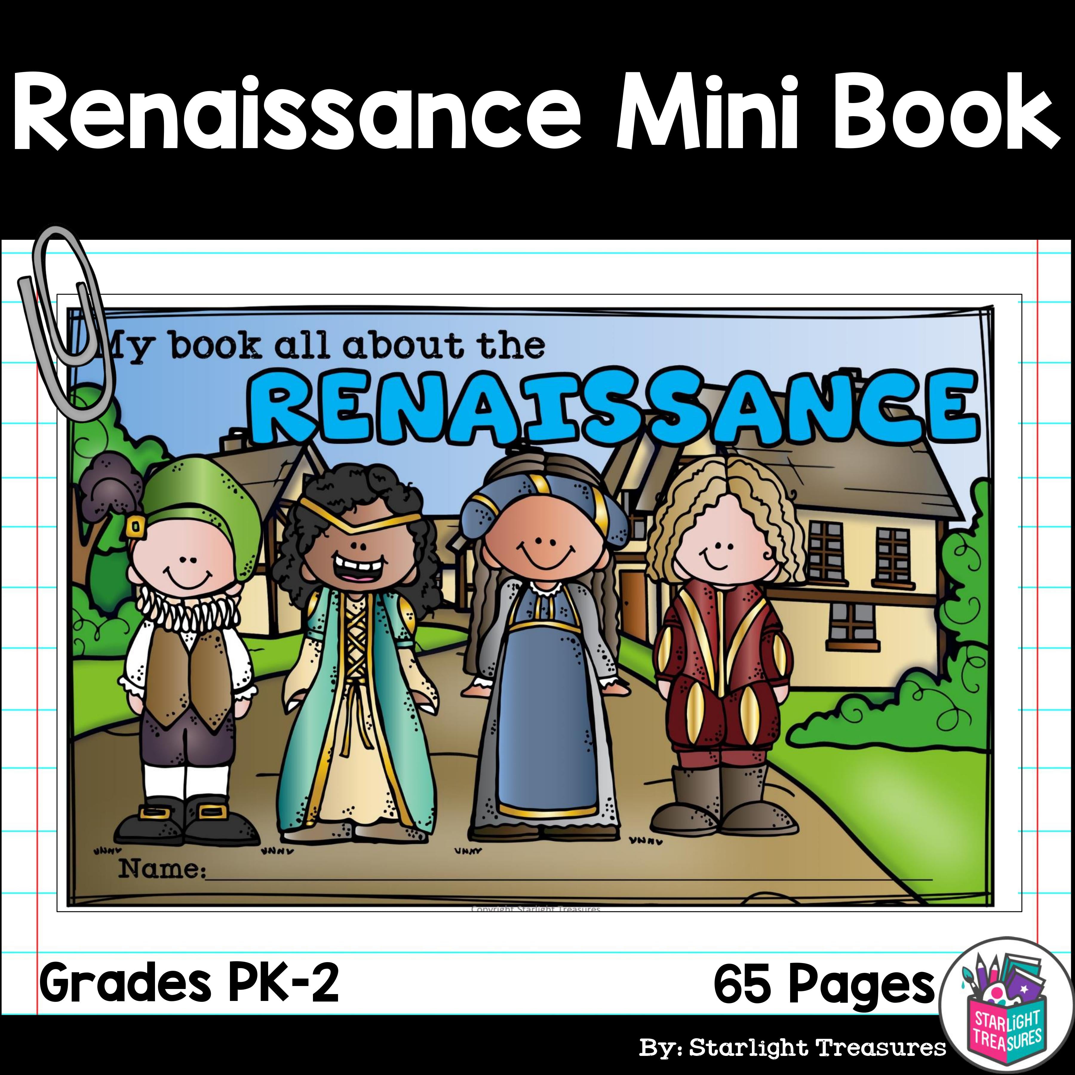 Renaissance Mini Book for Early Readers - Renaissance, Reformation, Exploration