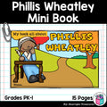 Phillis Wheatley Mini Book for Early Readers: Black History Month
