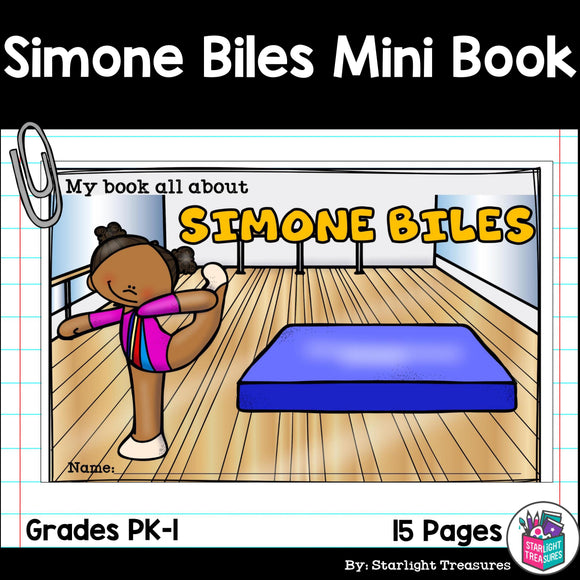 Simone Biles Mini Book for Early Readers: Black History Month