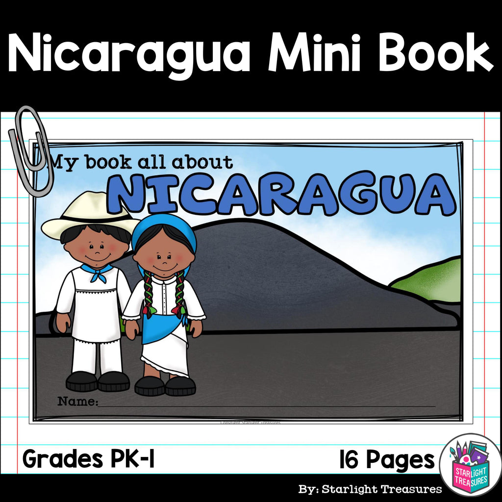 Nicaragua Mini Book for Early Readers - A Country Study