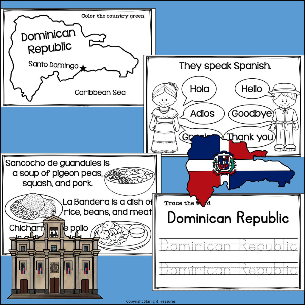 Dominican Republic Mini Book for Early Readers - A Country Study
