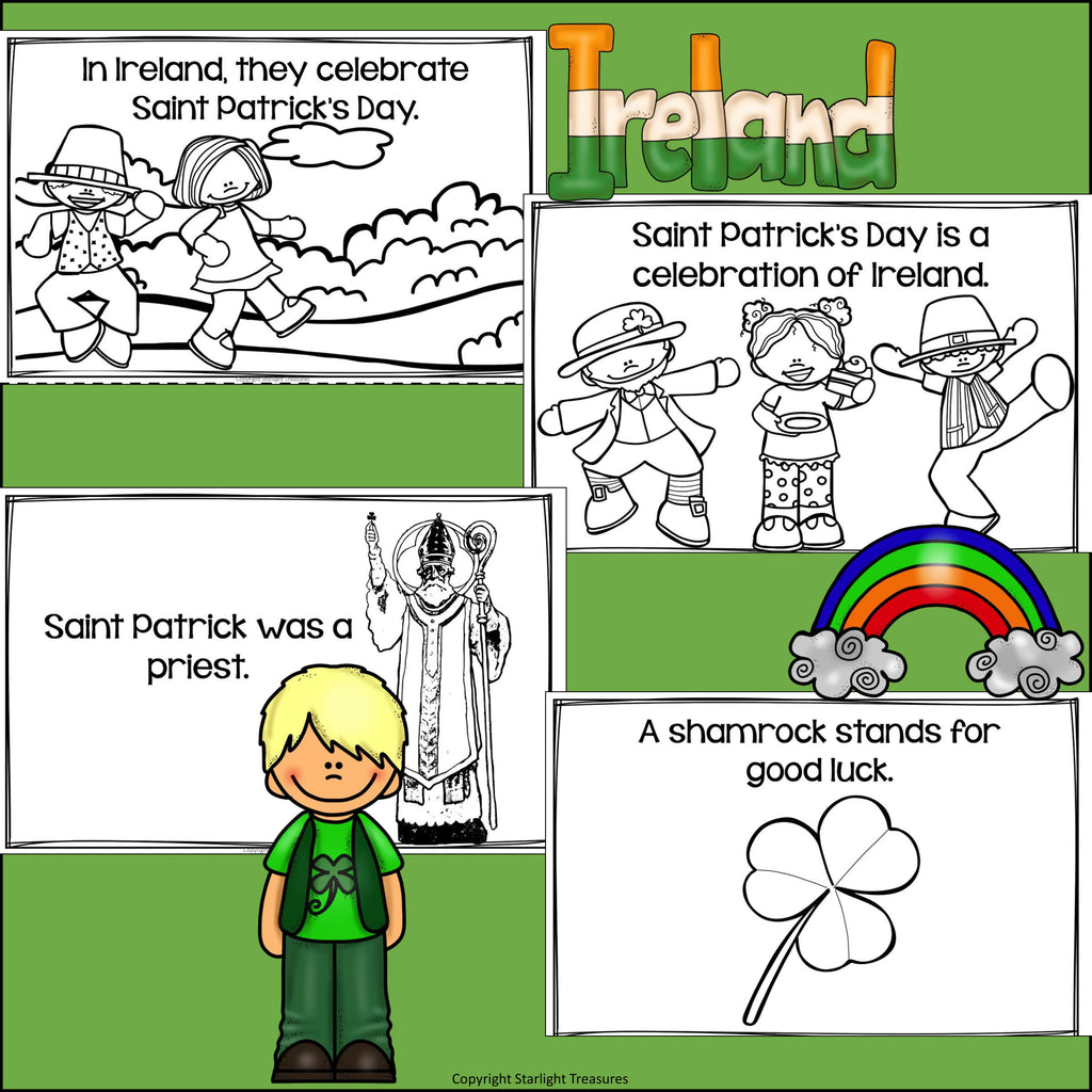 Saint Patrick's Day Mini Book for Early Readers: St. Patrick's Day