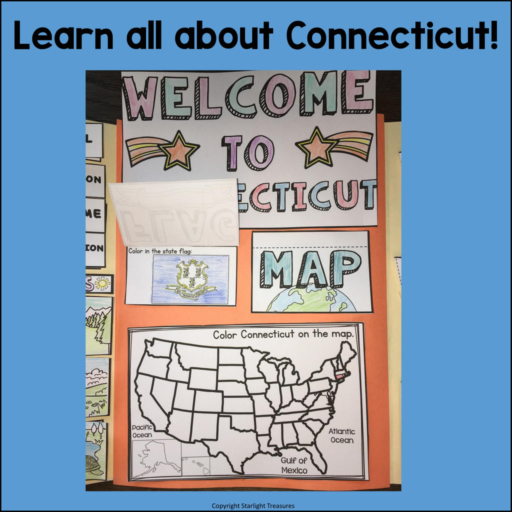 Connecticut Lapbook for Early Learners - A State Study