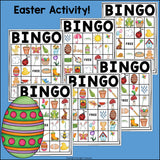 Easter Bingo Cards for Early Readers - Easter Bingo FREEBIE