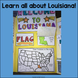 Louisiana Lapbook for Early Learners - A State Study