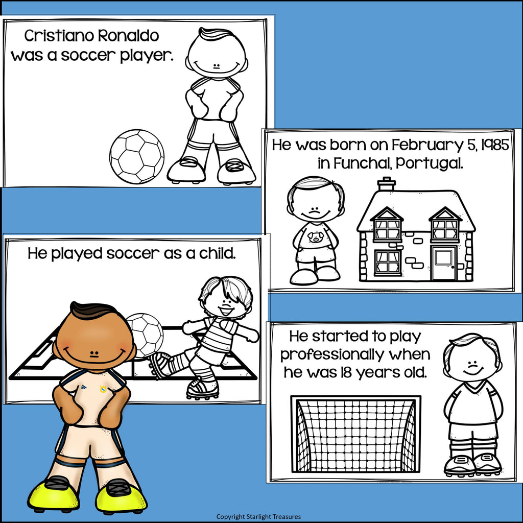 Cristiano Ronaldo Mini Book for Early Readers: Famous Athletes
