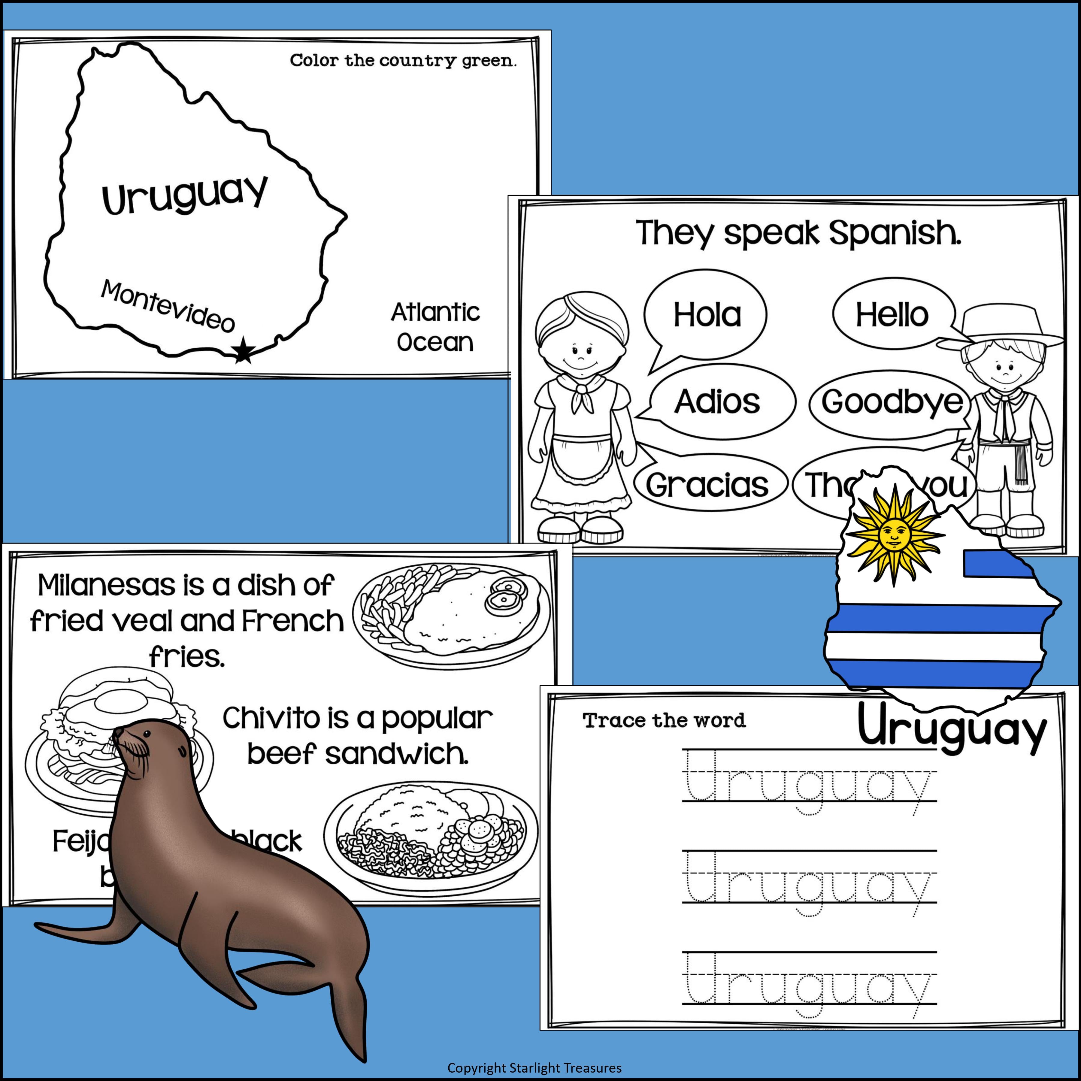 Uruguay Mini Book for Early Readers - A Country Study