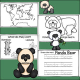 Panda Bears Mini Book for Early Readers