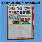 Zimbabwe Lapbook for Early Learners - A Country Study