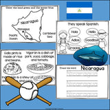 Nicaragua Mini Book for Early Readers - A Country Study