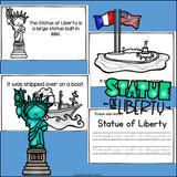 Statue of Liberty Mini Book for Early Readers: American Symbols