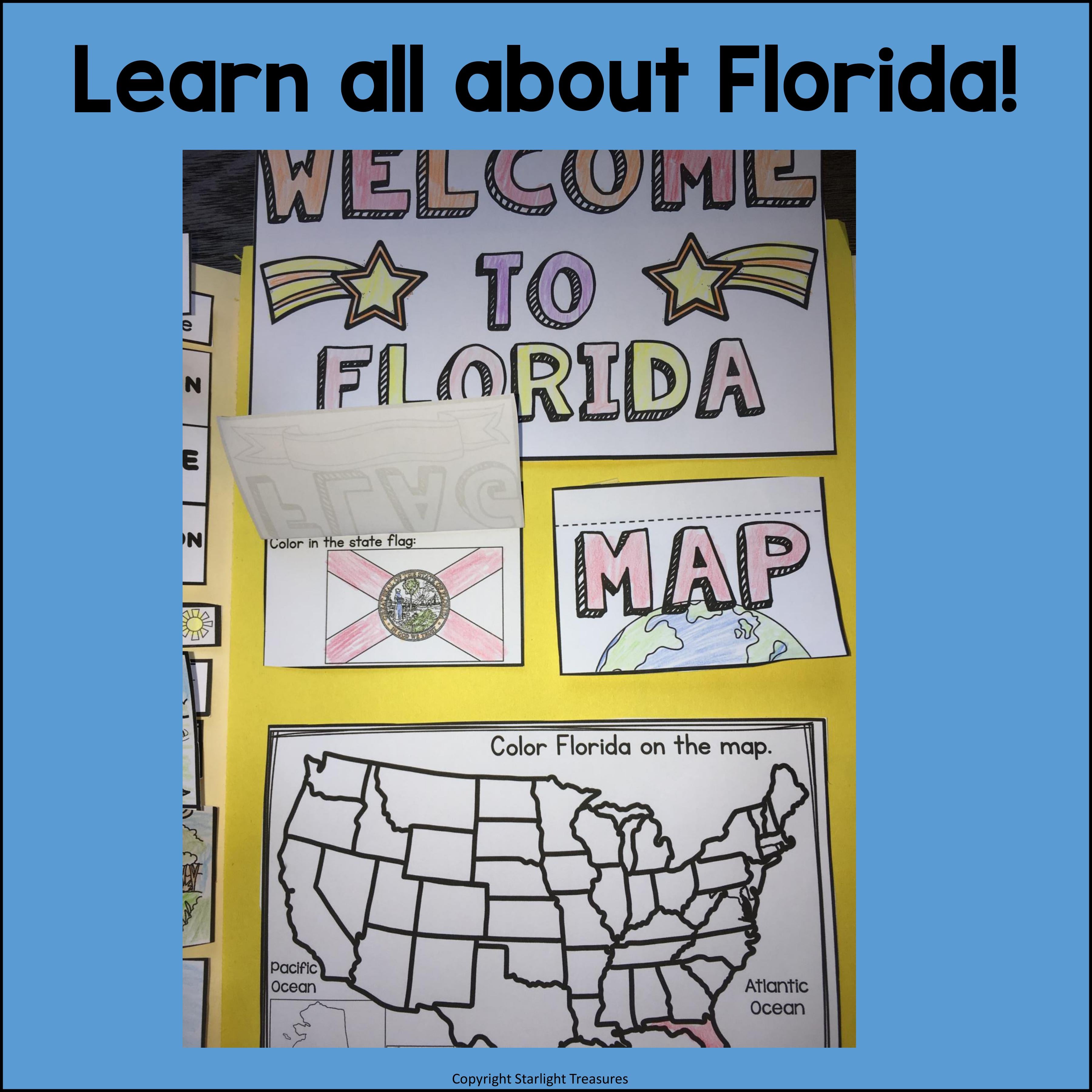Florida Lapbook for Early Learners - A State Study