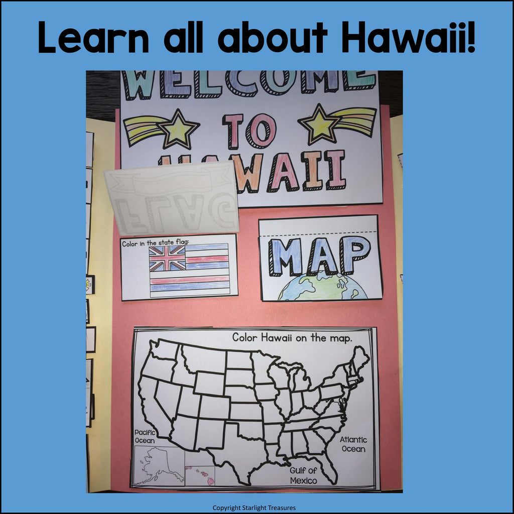 Hawaii Lapbook for Early Learners - A State Study