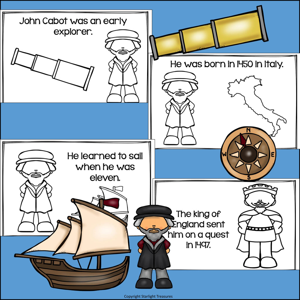 John Cabot Mini Book for Early Readers: Early Explorers