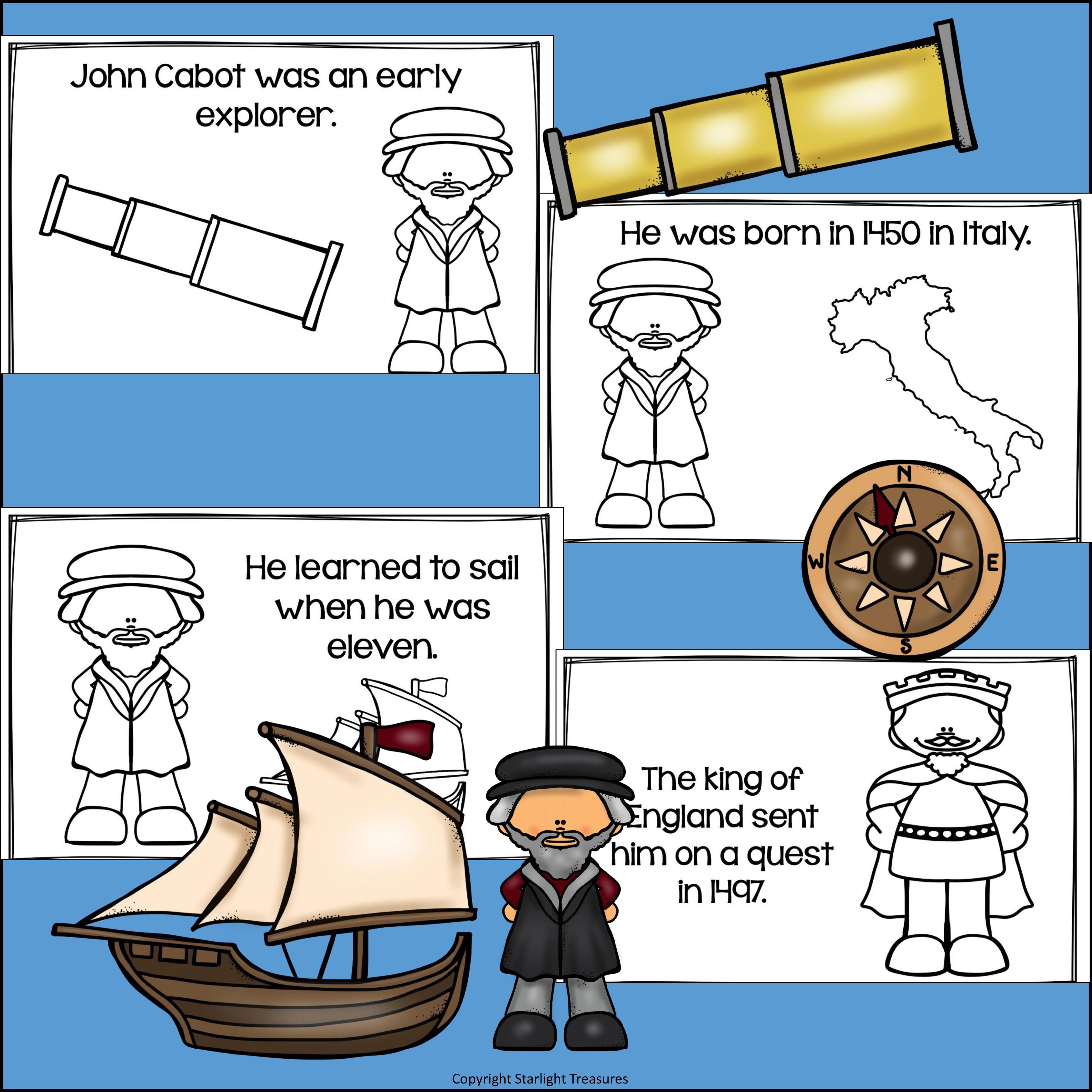 John Cabot Mini Book for Early Readers: Early Explorers