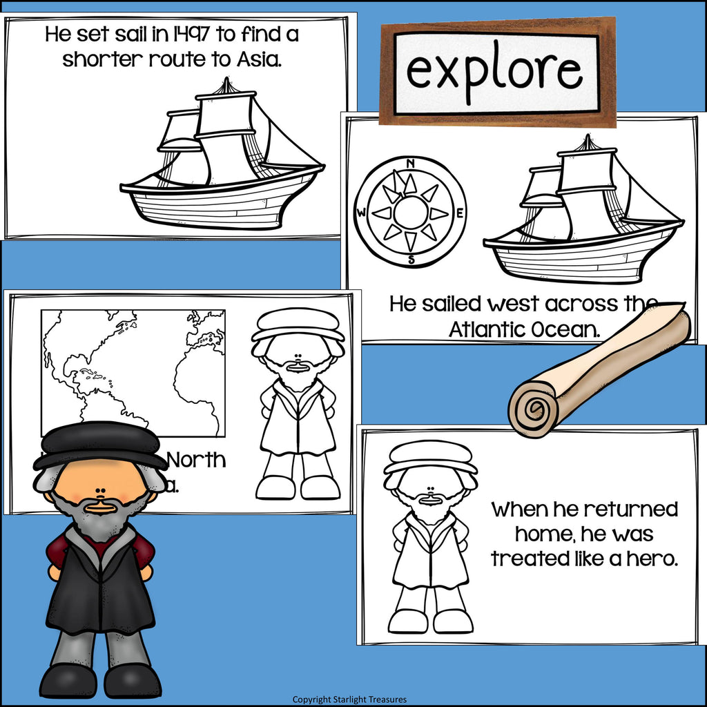 John Cabot Mini Book for Early Readers: Early Explorers