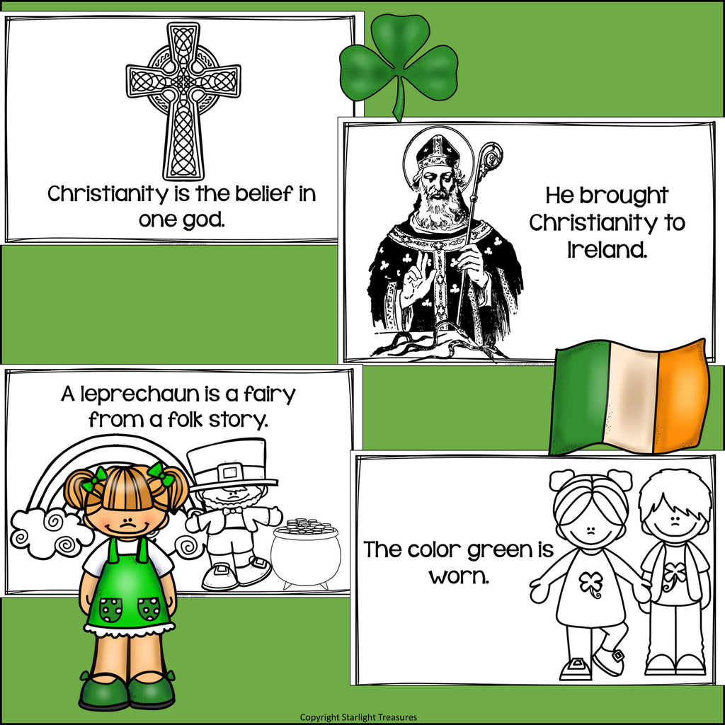 Saint Patrick's Day Mini Book for Early Readers: St. Patrick's Day