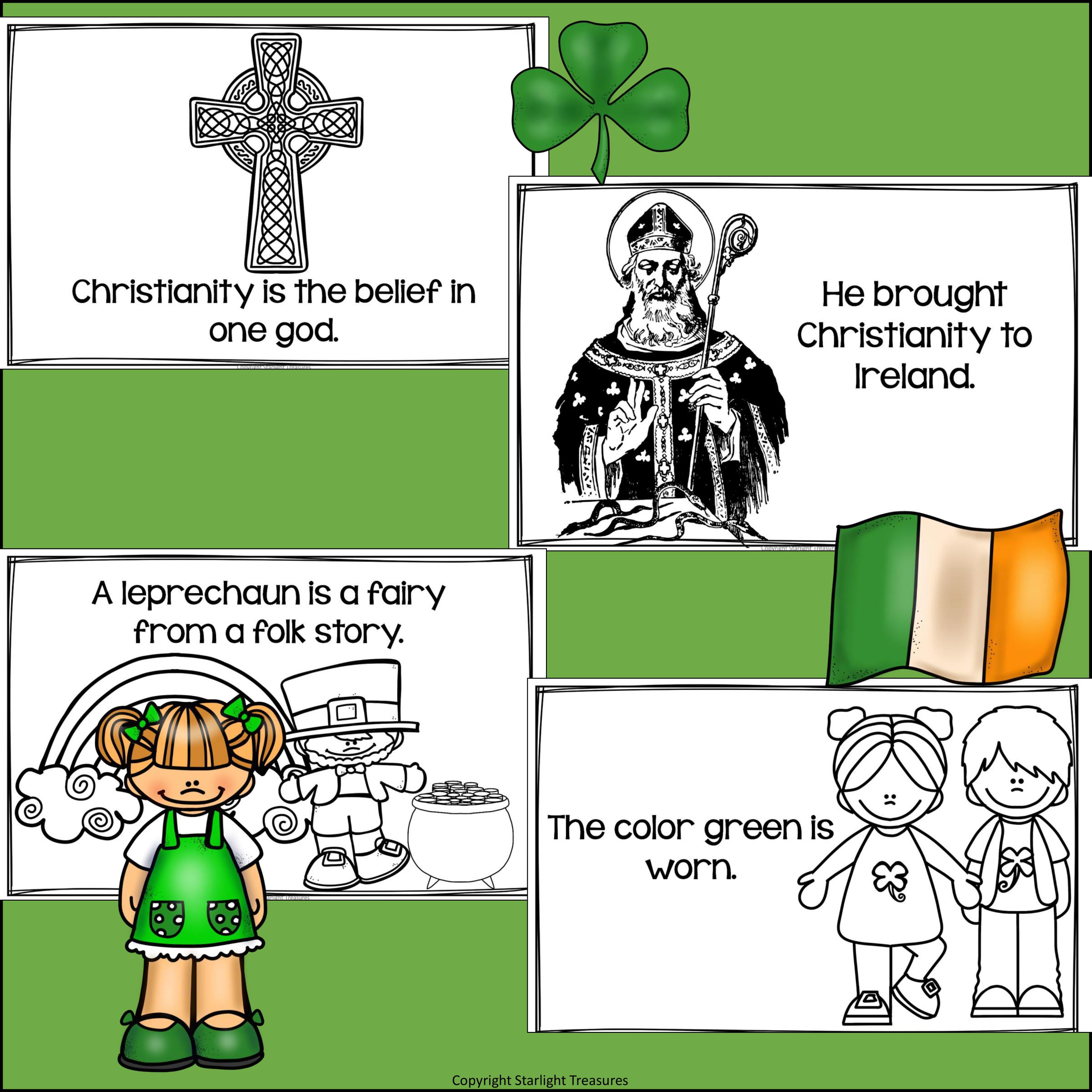 Saint Patrick's Day Mini Book for Early Readers: St. Patrick's Day