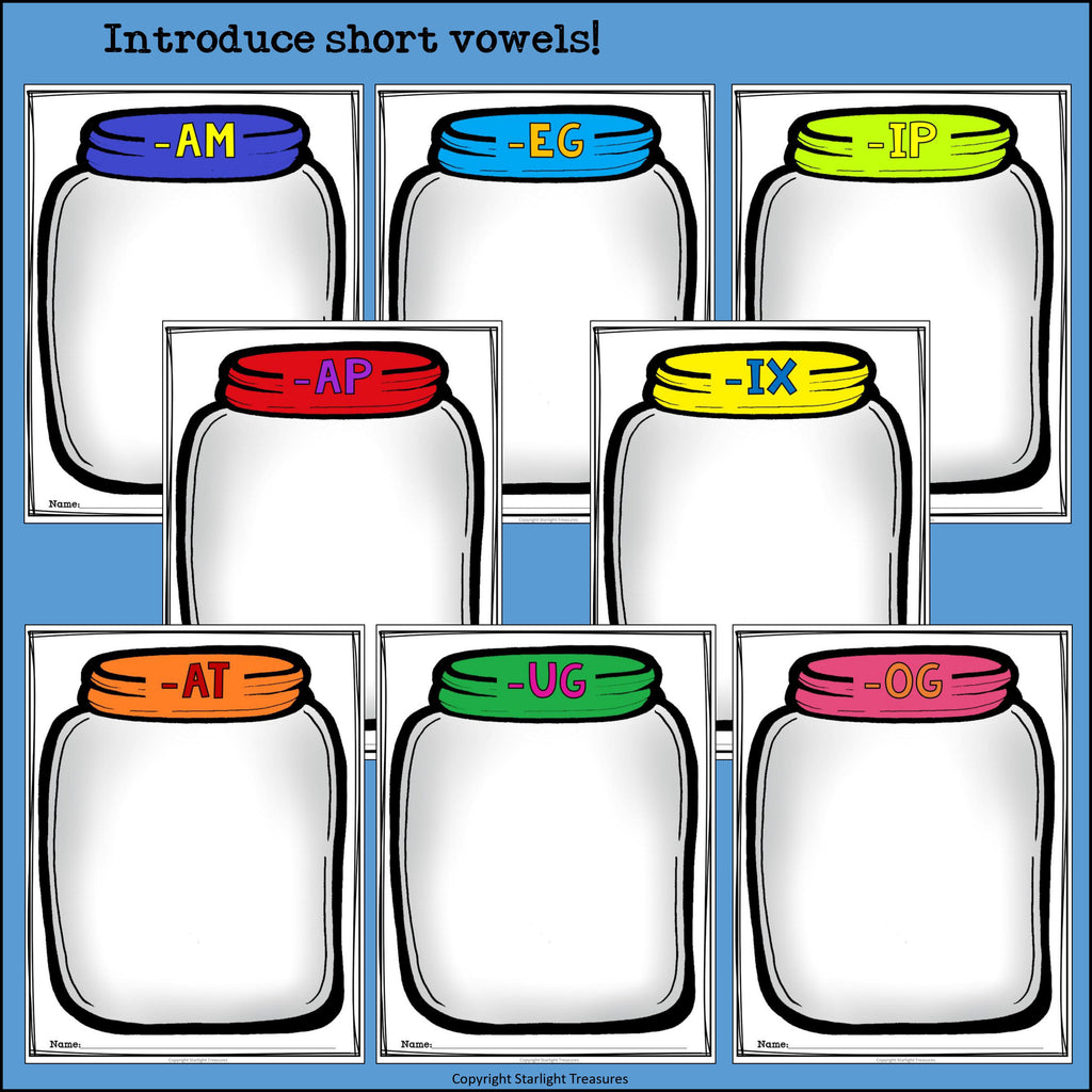 Word Family Sorting Mats for Early Readers - Phonics FREEBIE