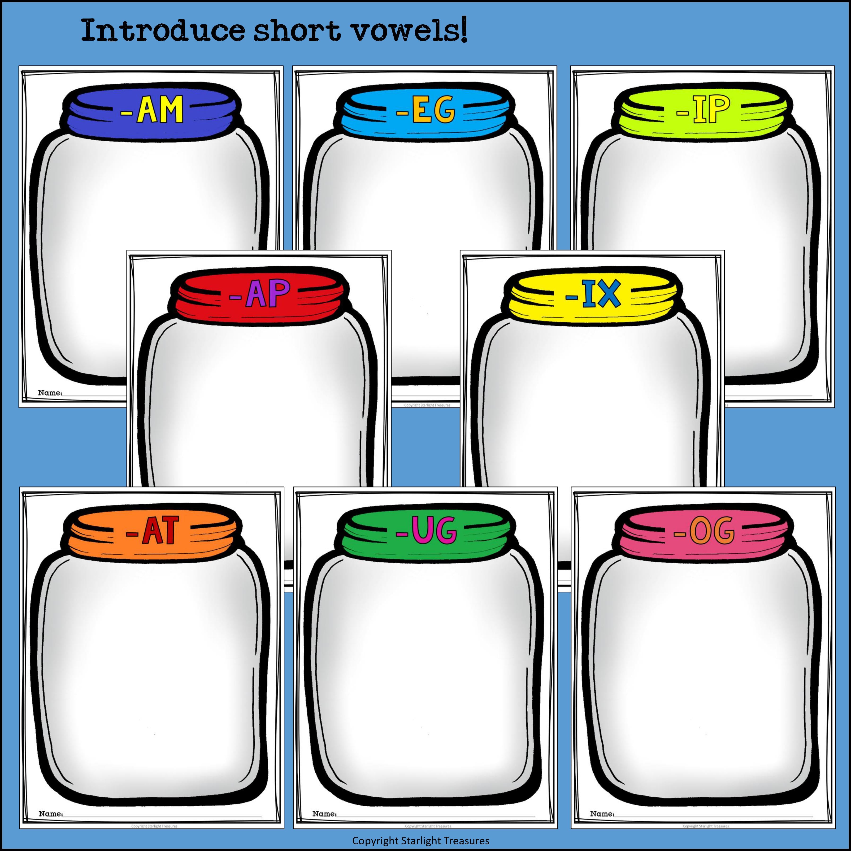 Word Family Sorting Mats for Early Readers - Phonics FREEBIE