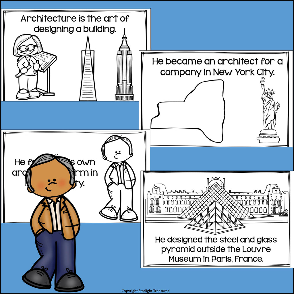 Ieoh Ming Pei Mini Book for Early Readers: Asian/Pacific Islander Heritage Month