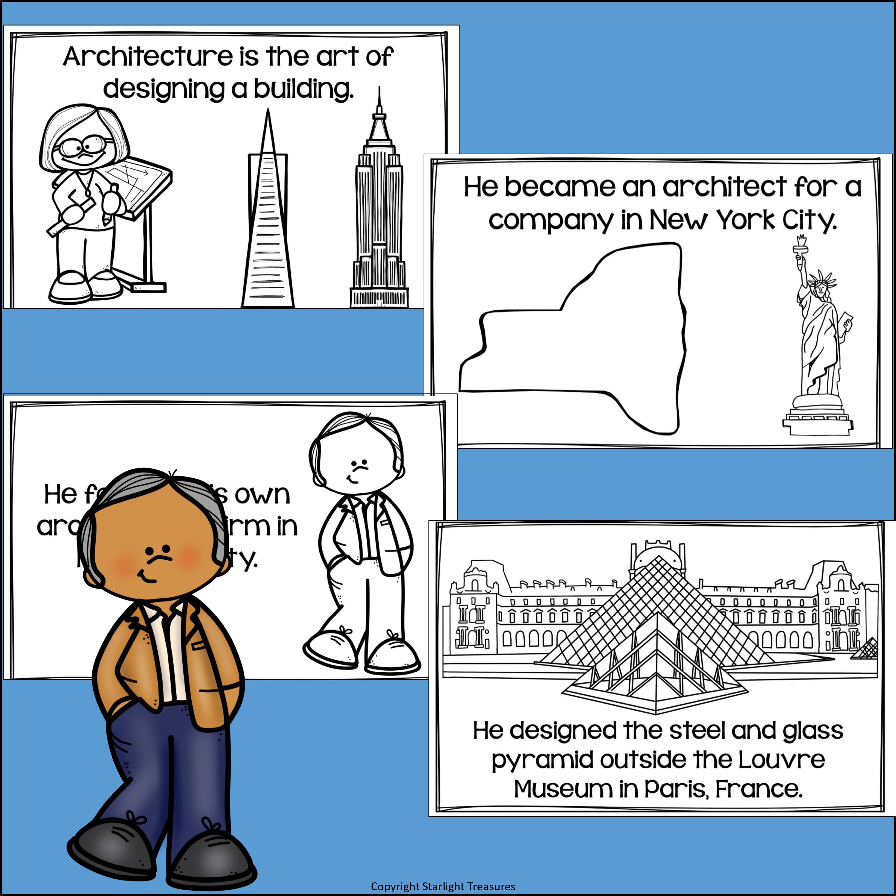 Ieoh Ming Pei Mini Book for Early Readers: Asian/Pacific Islander Heritage Month
