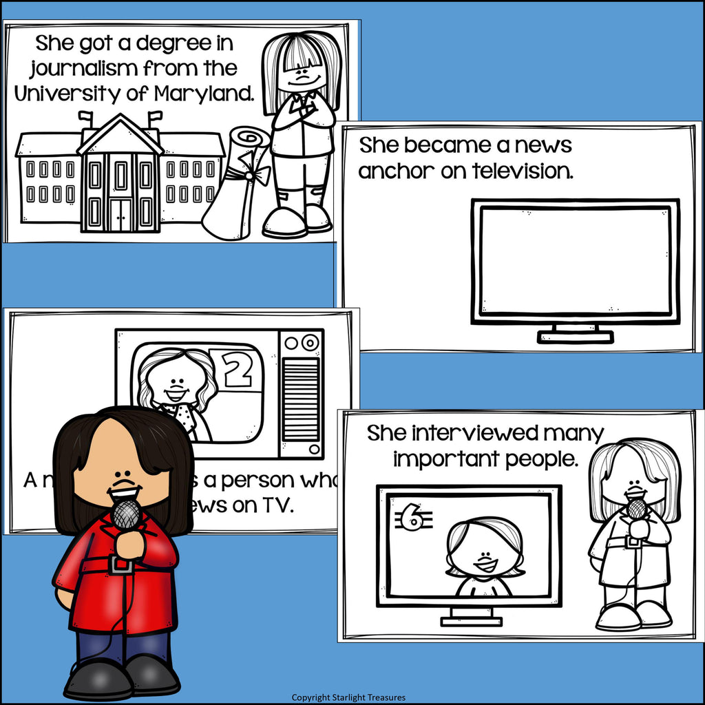 Connie Chung Mini Book for Early Readers: Asian/Pacific Islander Heritage Month