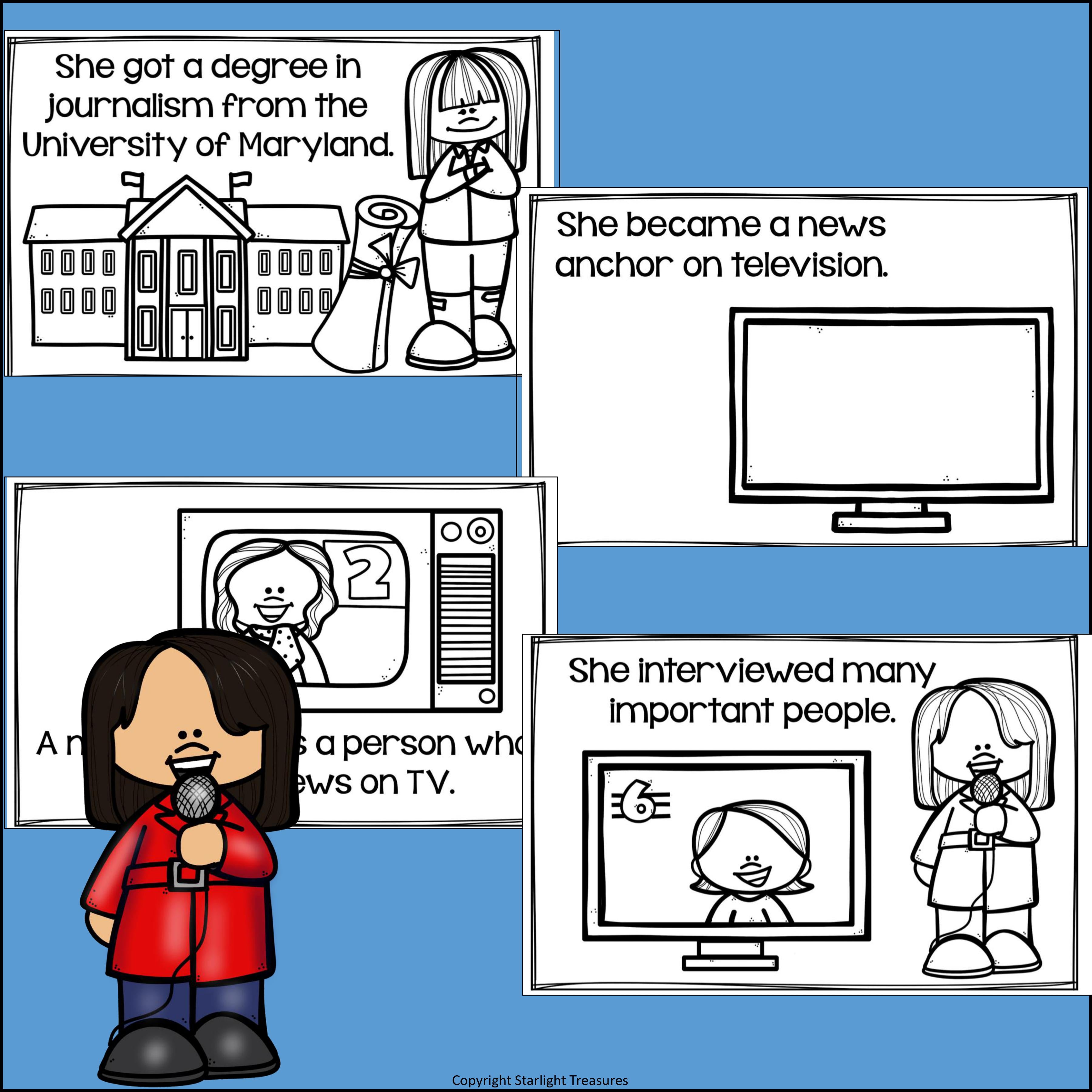 Connie Chung Mini Book for Early Readers: Asian/Pacific Islander Heritage Month