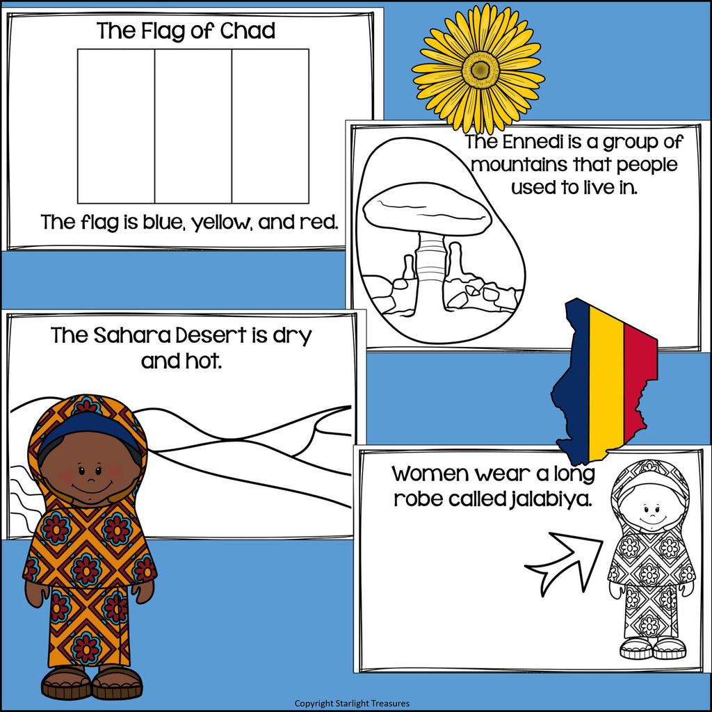 Chad Mini Book for Early Readers - A Country Study
