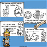 Leif Erikson Mini Book for Early Readers: Early Explorers