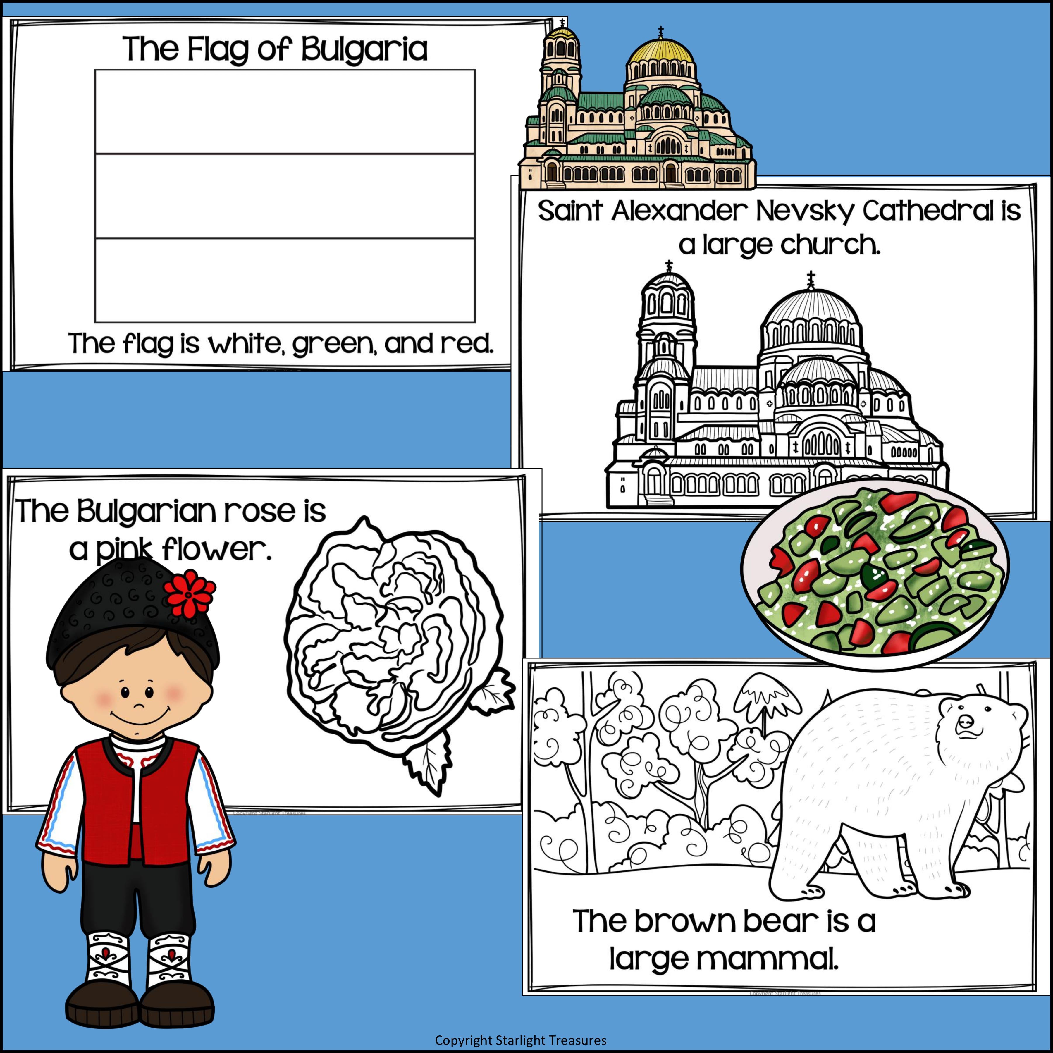 Bulgaria Mini Book for Early Readers - A Country Study