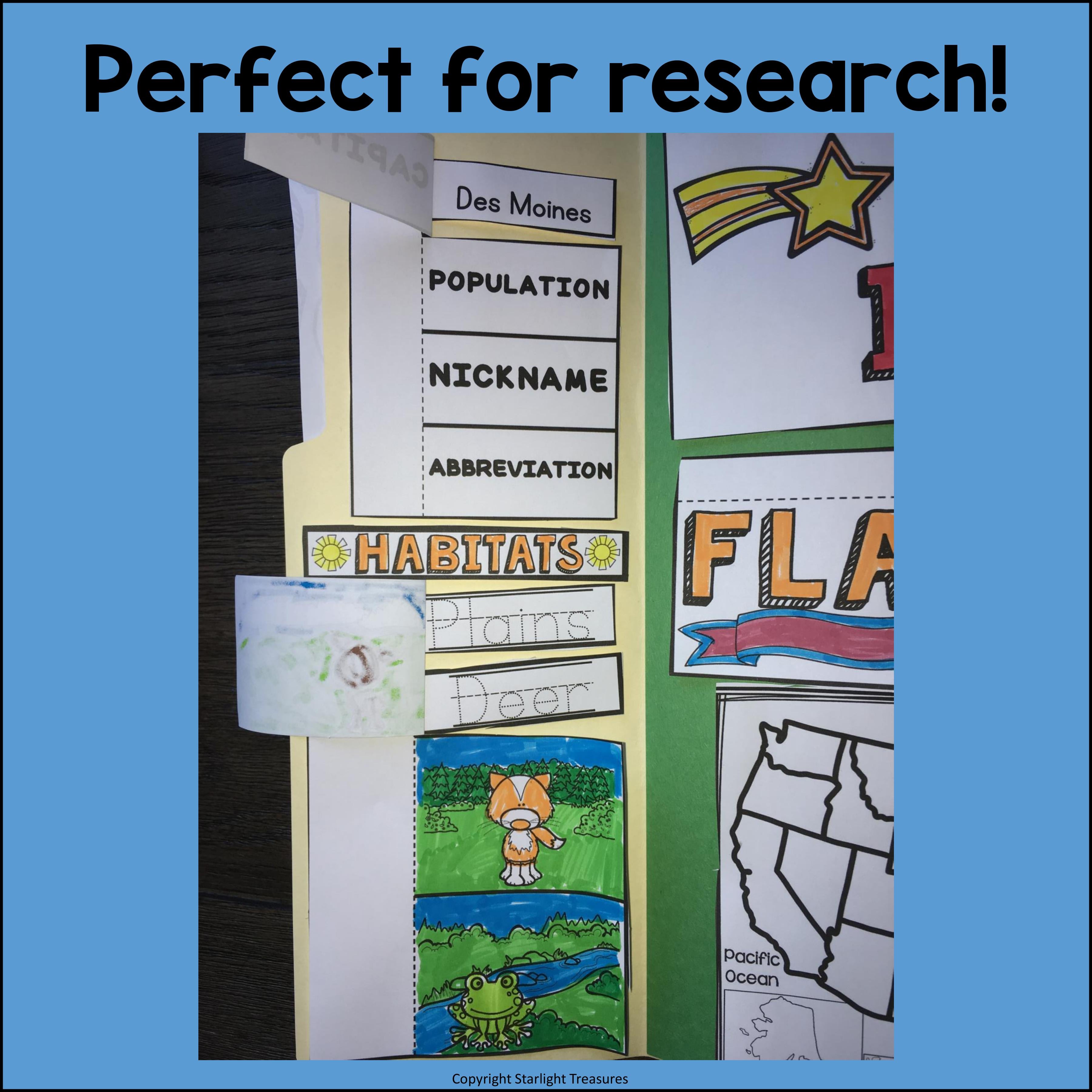 Iowa Lapbook for Early Learners - A State Study