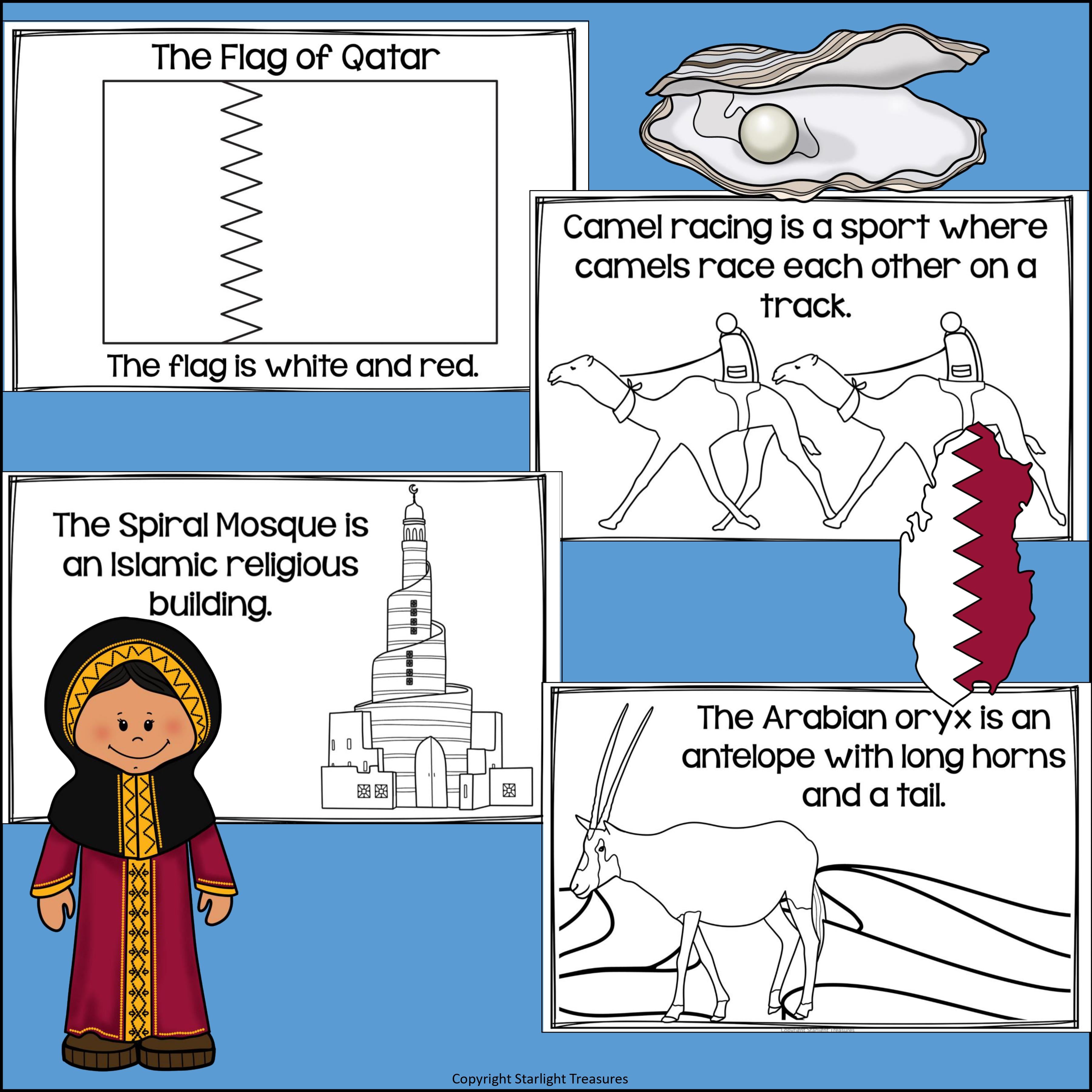 Qatar Mini Book for Early Readers - A Country Study