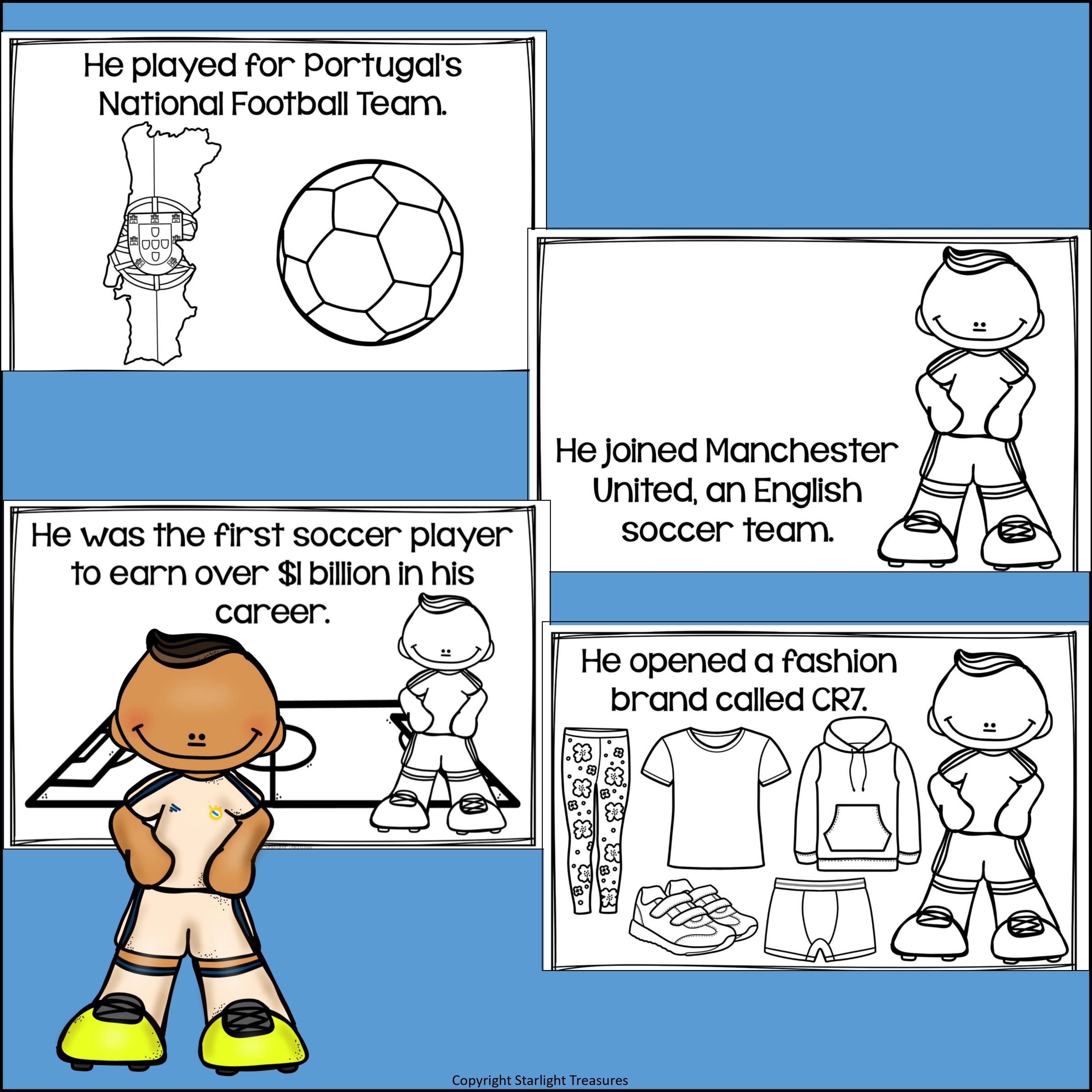 Cristiano Ronaldo Mini Book for Early Readers: Famous Athletes