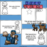 Harriet Tubman Mini Book for Early Readers: Black History Month