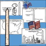 Washington Monument Mini Book for Early Readers: American Symbols