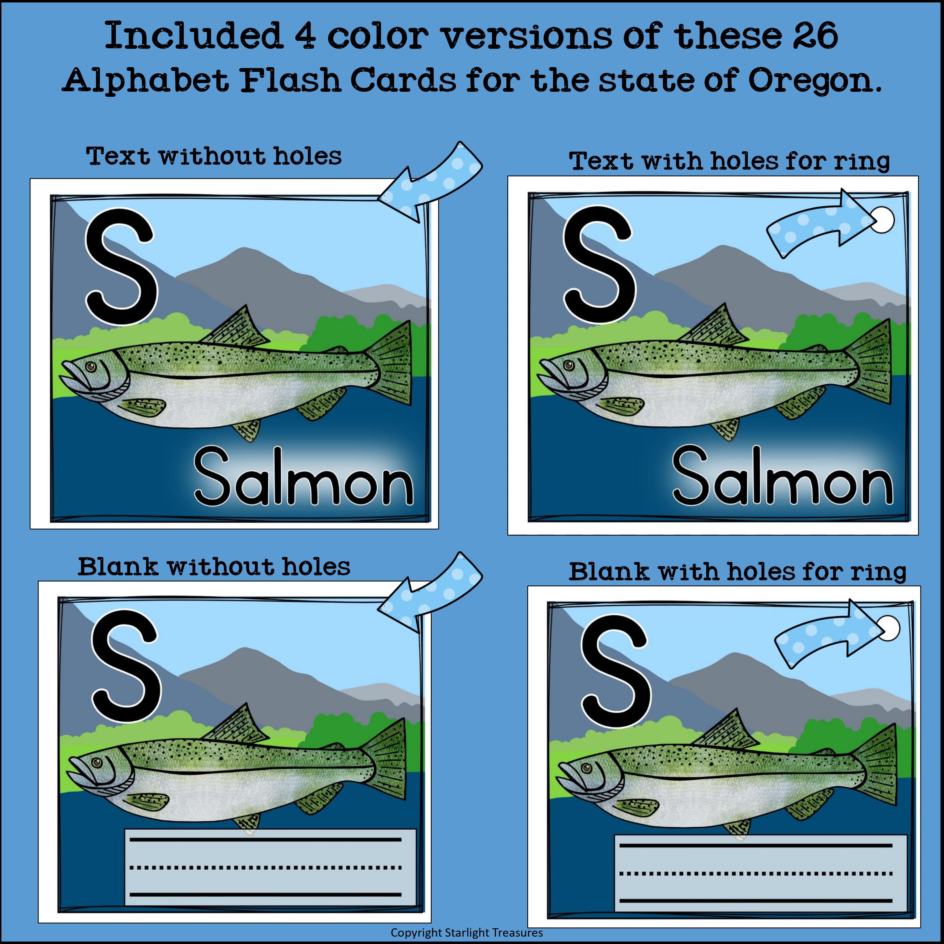 Oregon Flash Cards