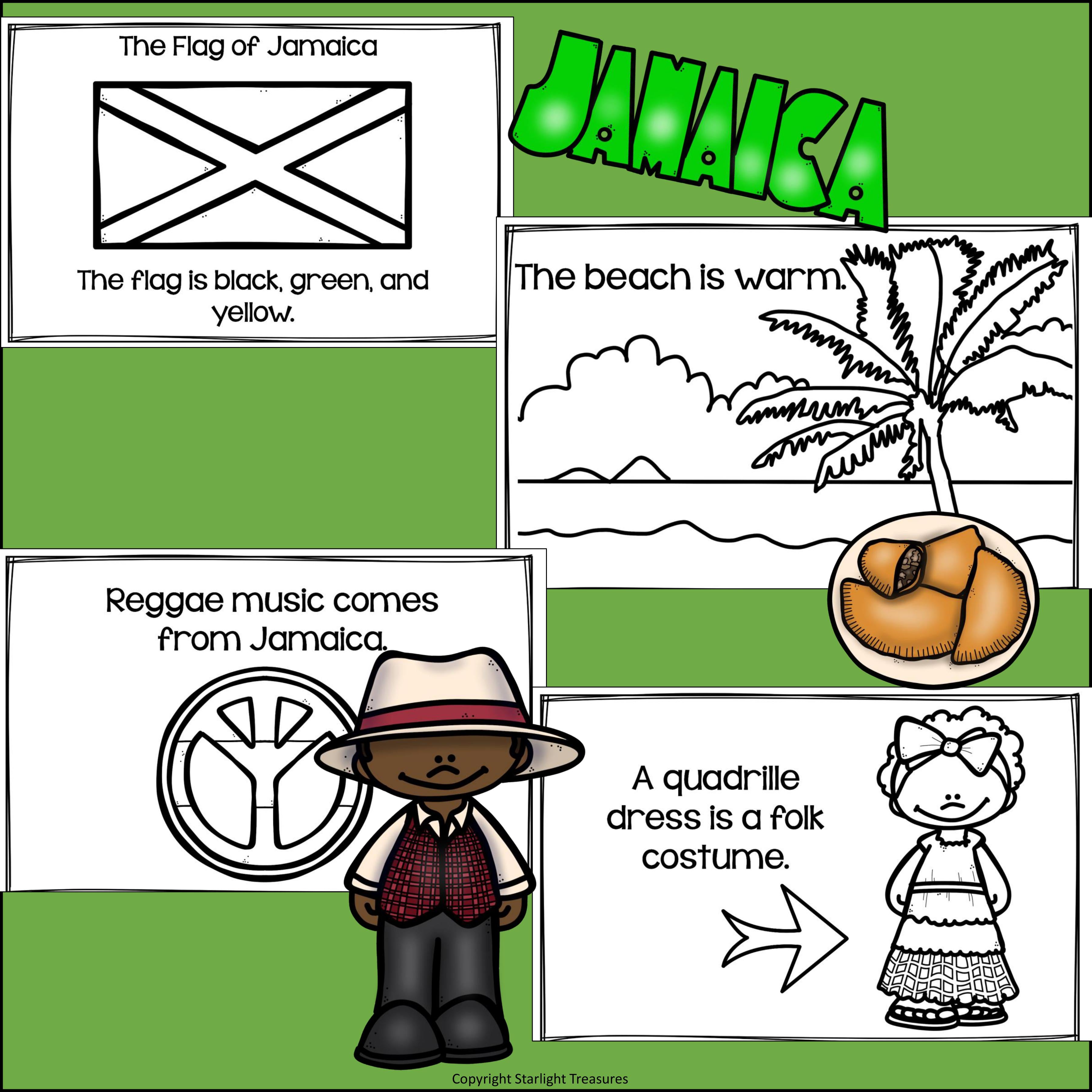 Jamaica Mini Book for Early Readers - A Country Study